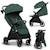 Poussette compacte ingrid légère et pliable jusqu’à 22 kg avec amortissement Beige sand+Black onyx+Green emerald+Grey stone+Pink mauve 13 - vertbaudet enfant 