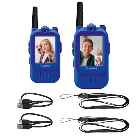 Talkie walkie rechargeable avec appel vidéos BLEU 1 - vertbaudet enfant 