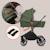 Poussette trio mika plus jusqu’à 4 ans avec nacelle, siège-auto et accessoires Beige sand+Black onyx+Green olive+Grey stone+Mocha mousse 15 - vertbaudet enfant 