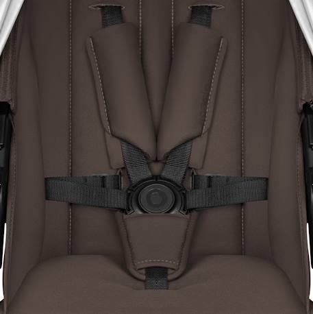 Poussette 3en1 amber jusqu’à 22 kg avec nacelle, siège-auto, sac et accessoires Beige sand+Black onyx+Black silver+Brown chocolate+Green forest+Grey graphite 23 - vertbaudet enfant 