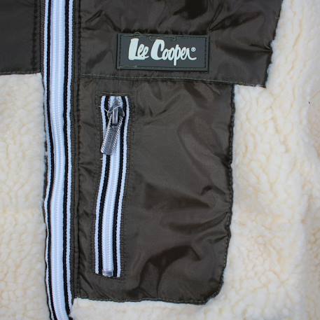 Parka garçon  avec poche sur le devant Kaki+Marine 5 - vertbaudet enfant 