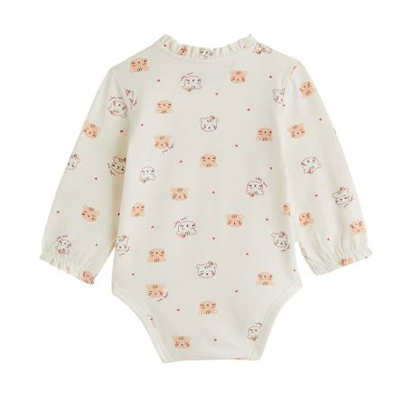 Lot de 2 bodies bébé manches longues léa Rose 6 - vertbaudet enfant 