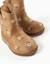 Bottes en suédine avec fleurs brodées Marrón 4 - vertbaudet enfant 
