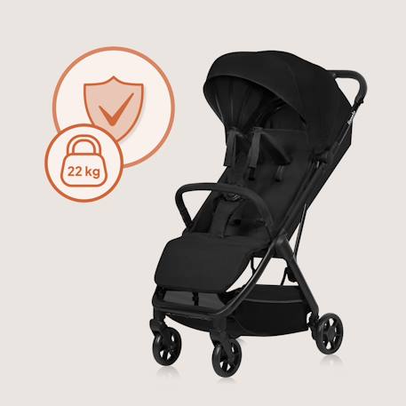 Poussette ultra-compacte julie air légère et pliable, compatible avion Beige sand+Black onyx+Green sage+Grey stone 7 - vertbaudet enfant 