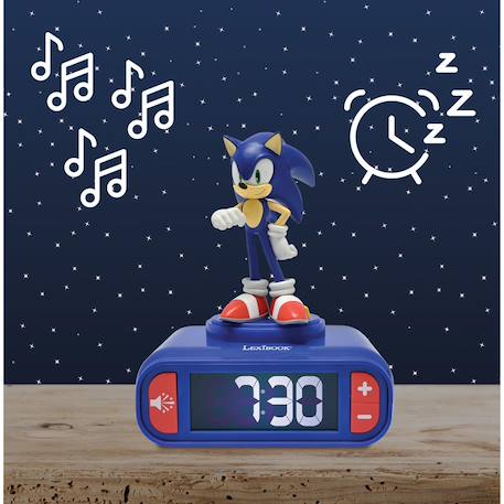 Réveil avec veilleuse sonic 3d BLEU 5 - vertbaudet enfant 