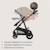 Poussette trio lionelo bianka - jusqu'à 22kg - pack poussette, nacelle, siège auto et accessoires Beige sand+Beige taupe+Black onyx+Grey stone 6 - vertbaudet enfant 