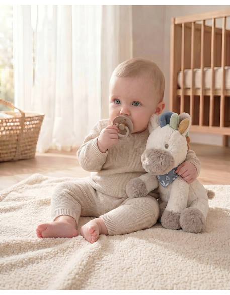 Peluche poney lino 25 cm Ecru 2 - vertbaudet enfant 