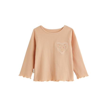 T-shirt enfant manches longues petite rêveuse Rose 2 - vertbaudet enfant 