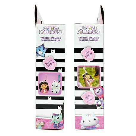Talkies-walkies gabby et la maison magique 3d, portée jusqu'à 500 mètres ROSE 3 - vertbaudet enfant 