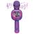 Karaoke microphone sans fil k-pop academy - microphone lumineux avec haut-parleur Purple/blue/pink 2 - vertbaudet enfant 