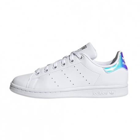 Baskets enfant en cuir Blanc, bleu+Blanc, vert+Noir foncé 1 - vertbaudet enfant 