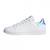 Baskets enfant en cuir Blanc, bleu+Blanc, vert+Noir foncé 1 - vertbaudet enfant 