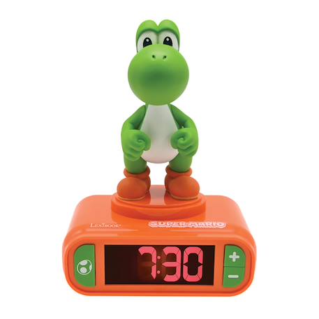 Réveil avec veilleuse yoshi en 3d VERT 1 - vertbaudet enfant 