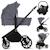 Poussette trio mika plus jusqu’à 4 ans avec nacelle, siège-auto et accessoires Beige sand+Black onyx+Green olive+Grey stone+Mocha mousse 19 - vertbaudet enfant 
