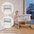 Lit cododo berceau 3en1 Aurora avec matelas et sac Beige cappuccino+Beige taupe+Green sage+Grey concrete+Grey monument 17 - vertbaudet enfant 