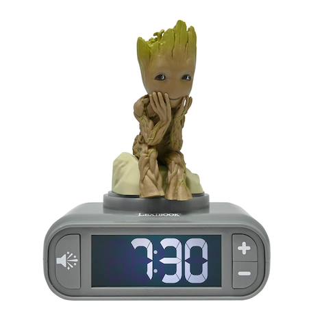 Réveil avec veilleuse groot des gardiens de la galaxie 3d VERT 1 - vertbaudet enfant 