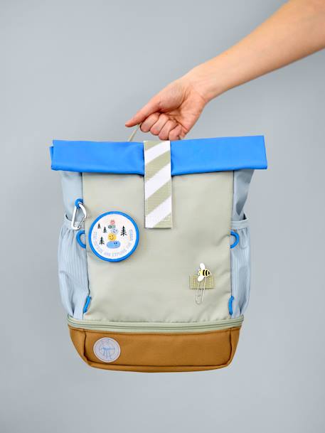 Sac à dos rolltop Sunny bleu+rose 8 - vertbaudet enfant 