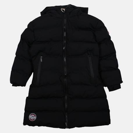 Doudoune longue fille Blanc+Marine+Noir+Rose 16 - vertbaudet enfant 