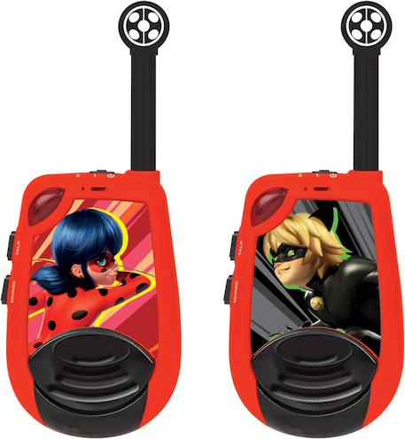 Talkie-walkies miraculous portée 2km lumineux, clip ceinture, à piles ROUGE 1 - vertbaudet enfant 