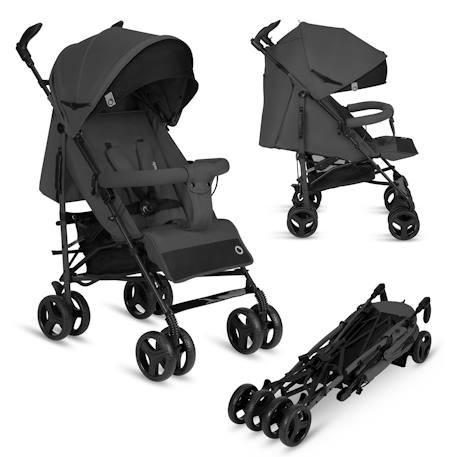 Poussette canne compacte irma 6-36 mois avec moustiquaire et amortisseurs avant Beige sand+Black onyx+Green emerald+Grey stone+Grey/dark grey 18 - vertbaudet enfant 