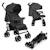 Poussette canne compacte irma 6-36 mois avec moustiquaire et amortisseurs avant Beige sand+Black onyx+Green emerald+Grey stone+Grey/dark grey 18 - vertbaudet enfant 