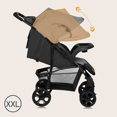 Poussette tout-terrain emma 6-36 mois avec sac et pliage rapide Coral pink+Green emerald+Grey dove+Pink scandi+Stone 17 - vertbaudet enfant 