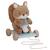 Peluche écureuil à tirer forest friends Marron 1 - vertbaudet enfant 