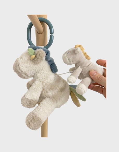 Peluche musicale poney lino & bébé Beige 4 - vertbaudet enfant 