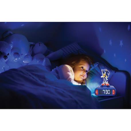Réveil avec veilleuse sonic 3d BLEU 6 - vertbaudet enfant 