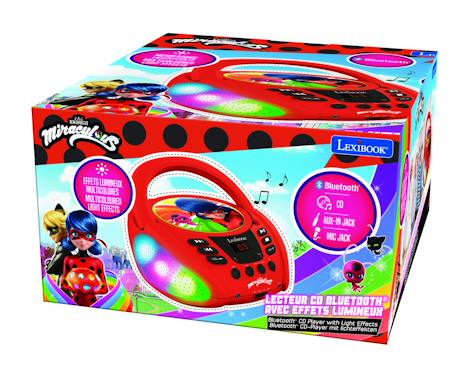 Lecteur cd bluetooth miraculous ROUGE 4 - vertbaudet enfant 
