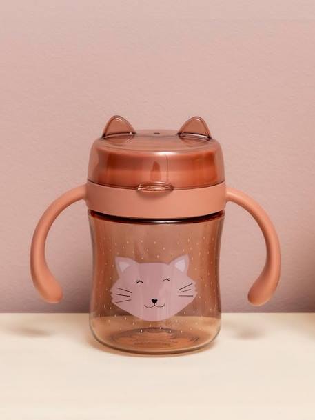 Gobelet 360 avec poignées Mrs. Cat jaune+orange+rose pâle 15 - vertbaudet enfant 