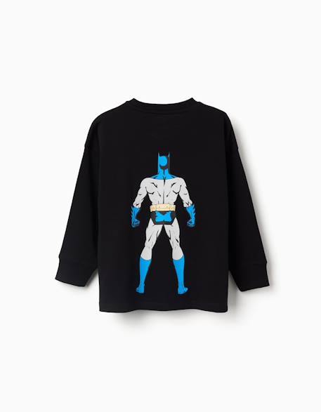 T-shirt en coton à manches longues avec imprimés batman Noir 2 - vertbaudet enfant 