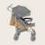 Poussette canne compacte irma 6-36 mois avec moustiquaire et amortisseurs avant Black onyx+Green emerald+Grey/dark grey 13 - vertbaudet enfant 