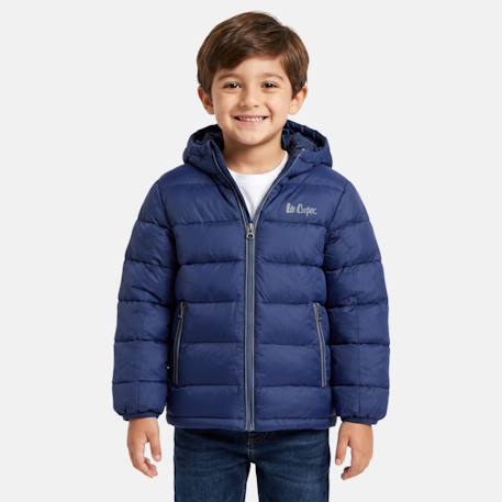 Doudoune garçon Gris+Kaki+Marine+Noir 13 - vertbaudet enfant 