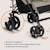 Poussette canne compacte irma 6-36 mois avec moustiquaire et amortisseurs avant Beige sand+Black onyx+Green emerald+Grey stone+Grey/dark grey 4 - vertbaudet enfant 