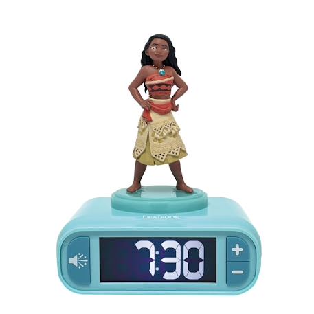 Réveil avec veilleuse vaiana en 3d ROSE 1 - vertbaudet enfant 