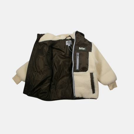Parka garçon  avec poche sur le devant Kaki+Marine 6 - vertbaudet enfant 