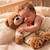 Peluche doudou ourson ultra douce en pyjama 30 cm Marron 4 - vertbaudet enfant 