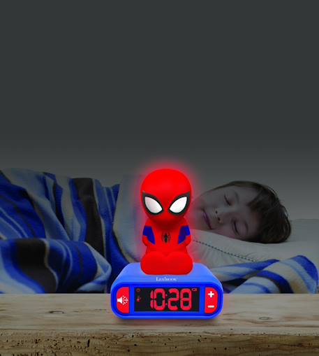 Réveil avec veilleuse spiderman 3d ROUGE 6 - vertbaudet enfant 
