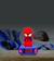 Réveil avec veilleuse spiderman 3d ROUGE 6 - vertbaudet enfant 