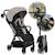 Poussette ultra-compacte julie air légère et pliable, compatible avion Beige sand+Black onyx+Green sage+Grey stone 1 - vertbaudet enfant 