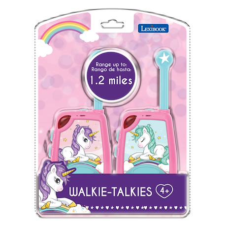 Talkie-walkies licorne portée 2km fonction morse ROSE 3 - vertbaudet enfant 