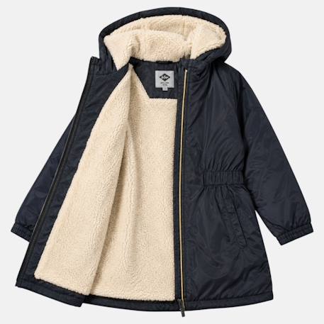Parka fille Ecru+Marine+Noir 17 - vertbaudet enfant 