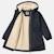 Parka fille Ecru+Marine+Noir 17 - vertbaudet enfant 