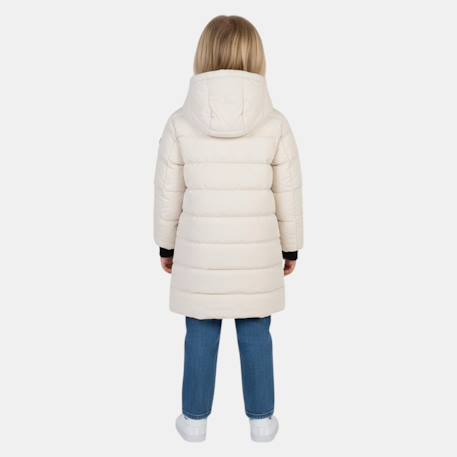 Doudoune longue fille Blanc+Marine+Noir+Rose 3 - vertbaudet enfant 