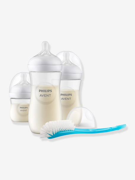 Kit nouveau né 3 biberons et goupillon bleu 4 - vertbaudet enfant 