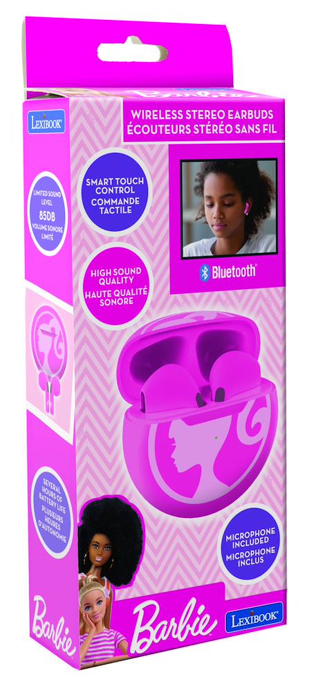 Écouteurs sans fil bluetooth barbie ROSE 5 - vertbaudet enfant 