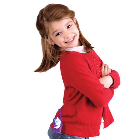 Talkies-walkies Portée 500m Licornes 3d, 2 Canaux de Communication, clip ceinture ROSE 4 - vertbaudet enfant 