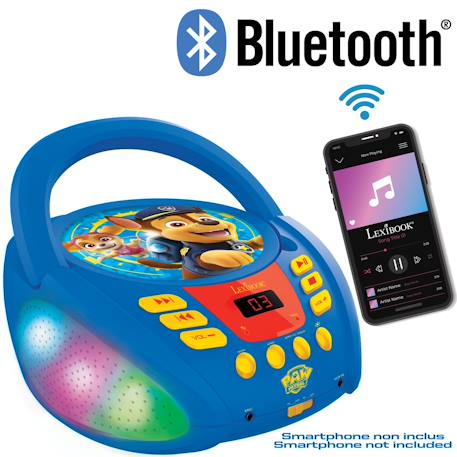 Lecteur cd bluetooth la pat’ patrouille BLEU 5 - vertbaudet enfant 