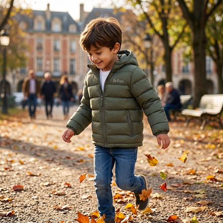 Doudoune garçon Gris+Kaki+Marine+Noir 8 - vertbaudet enfant 